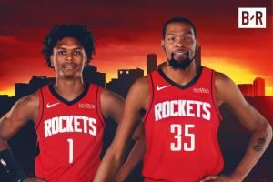 KD7月可签2年1.22亿~名记：火箭相信和杜兰特的合作关系是长期的